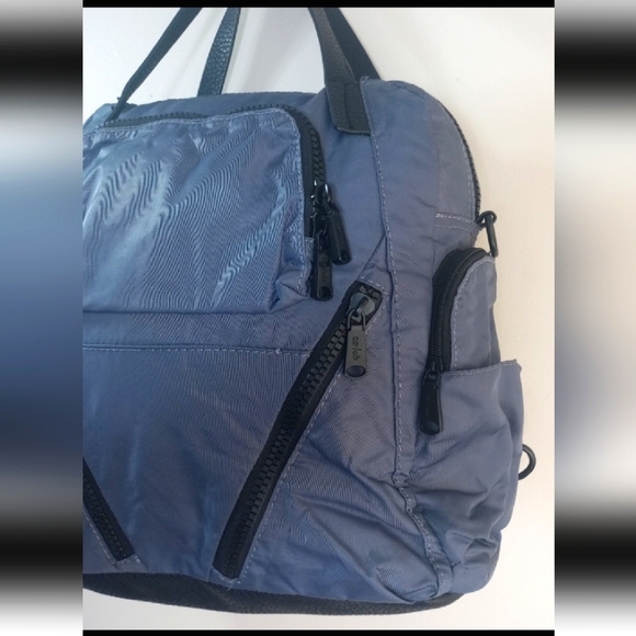 Co-Lab Grey Travel Bag Crossbody Backpack Multi-zipper - Picture 5 of 14